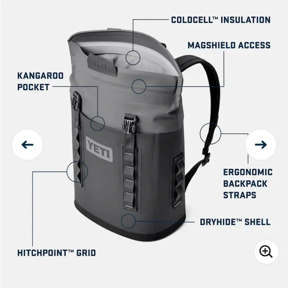 Yeti-M12 BACKPACK SOFT COOLER - Picture 4 of 8
